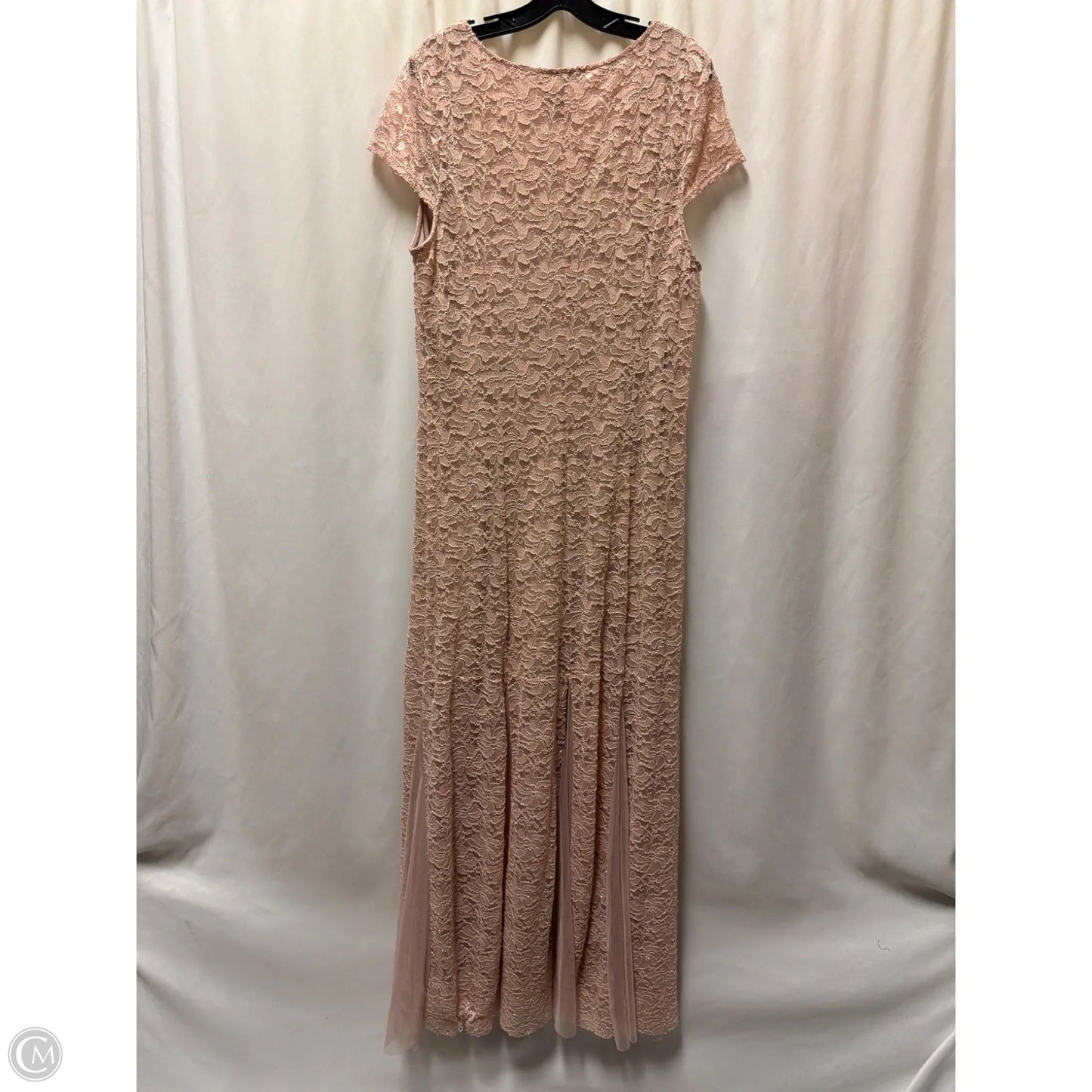 Dress Party Long By Clothes Mentor In Pink, Size: 2x