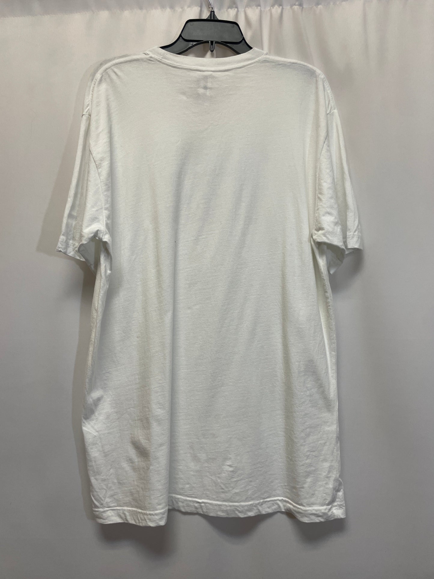 White Top Short Sleeve Cmf, Size Xl