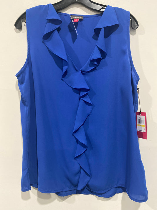 Top Sleeveless By Vince Camuto In Blue, Size: M