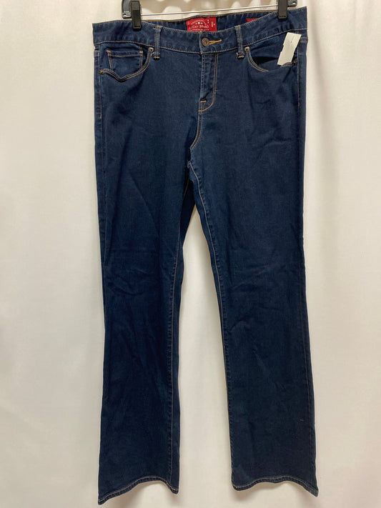 Jeans Boot Cut By Lucky Brand In Blue Denim, Size: 14