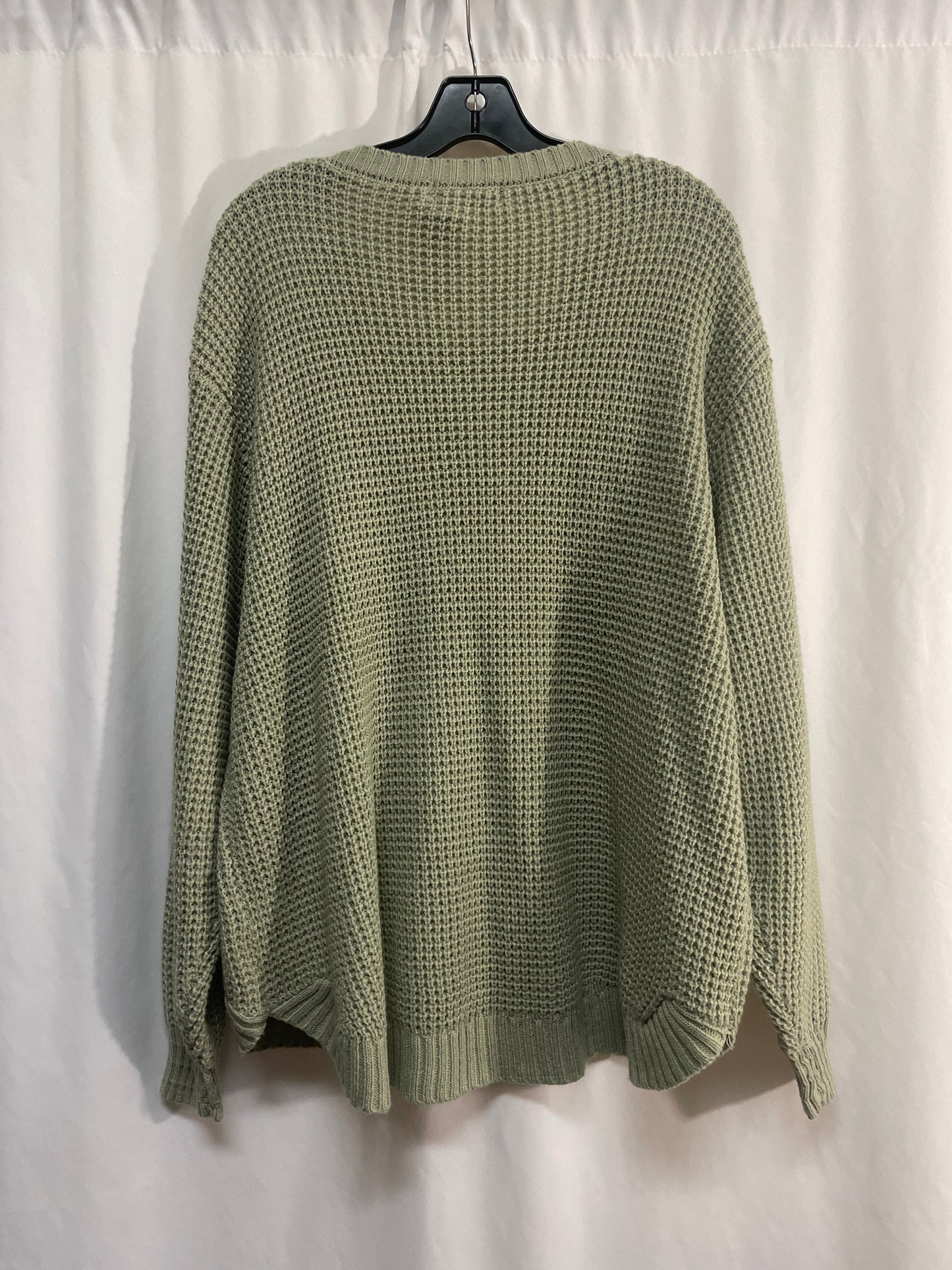 Sweater By Zenana Outfitters In Green, Size: 2x