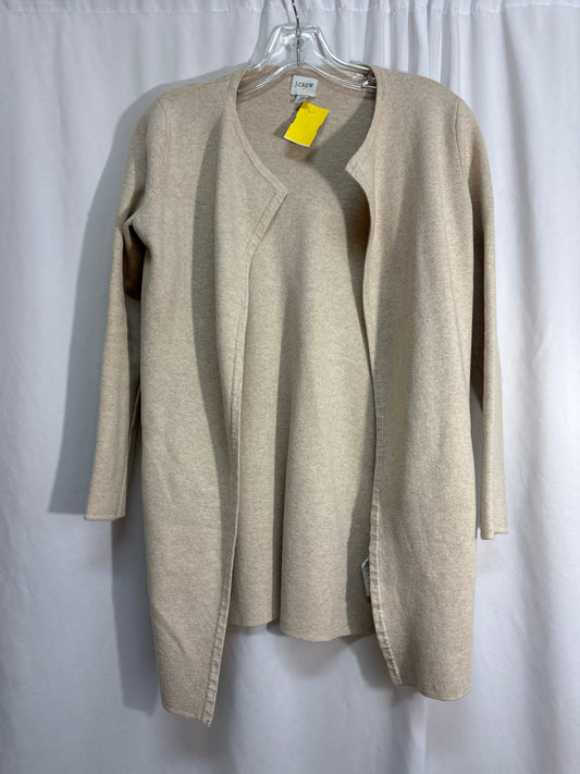 Sweater Cardigan By J. Crew In Beige, Size: Xs