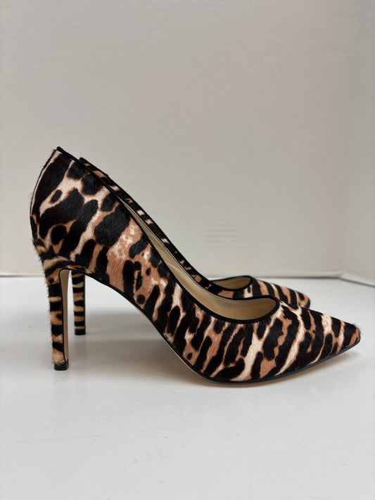 Shoes Heels Stiletto By Nine West In Animal Print, Size: 7