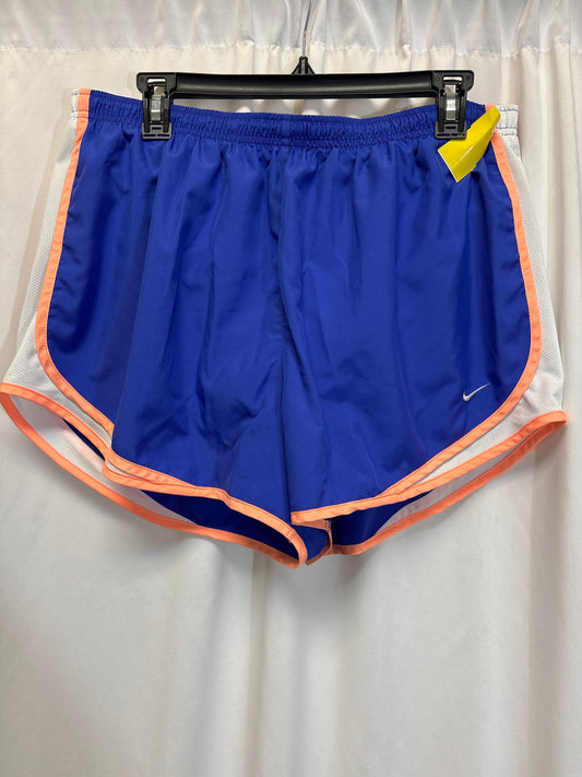 Athletic Shorts By Nike In Blue, Size: 1x