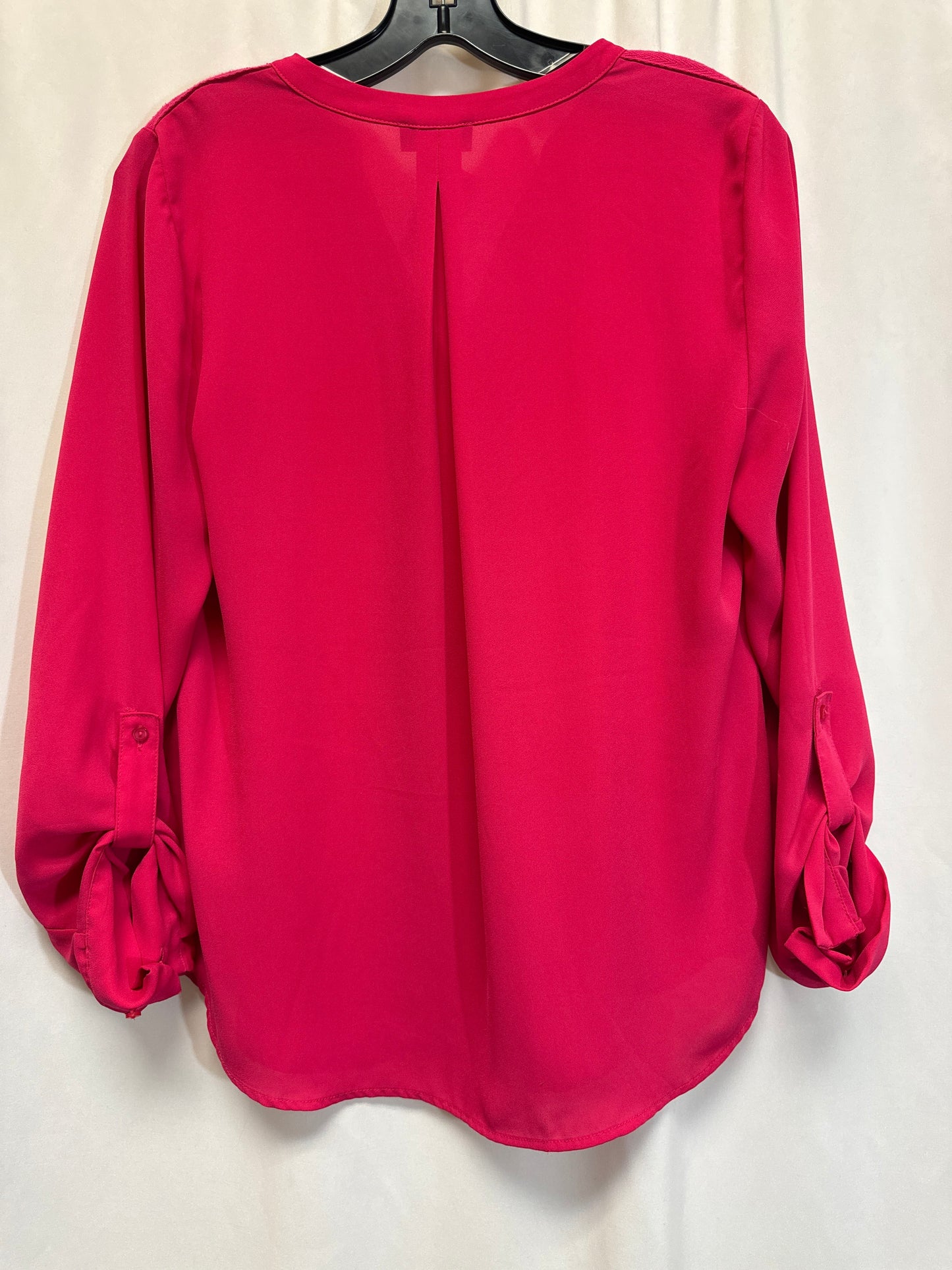 Top Long Sleeve By Limited In Pink, Size: M