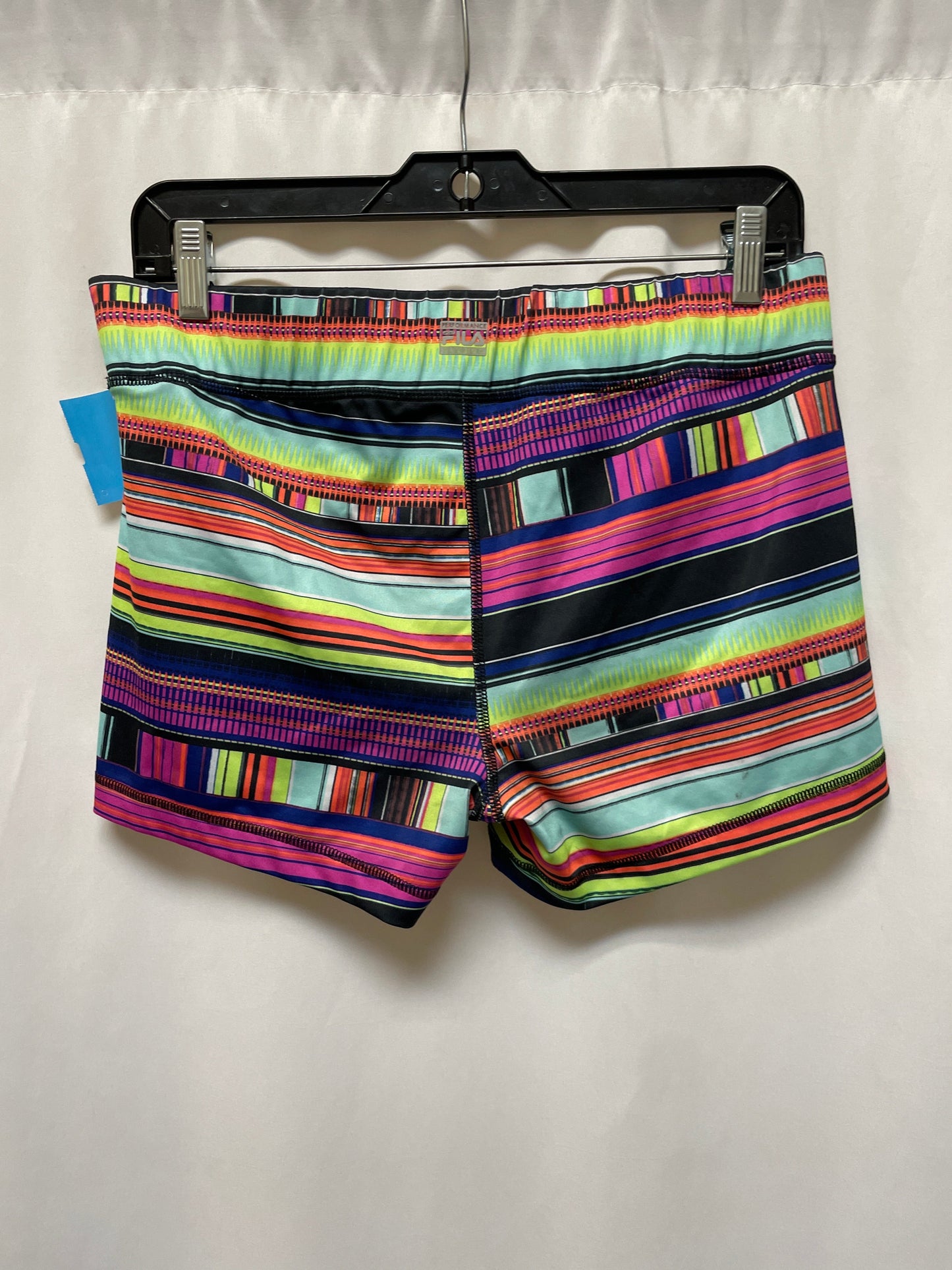 Athletic Shorts By Fila In Multi-colored, Size: L