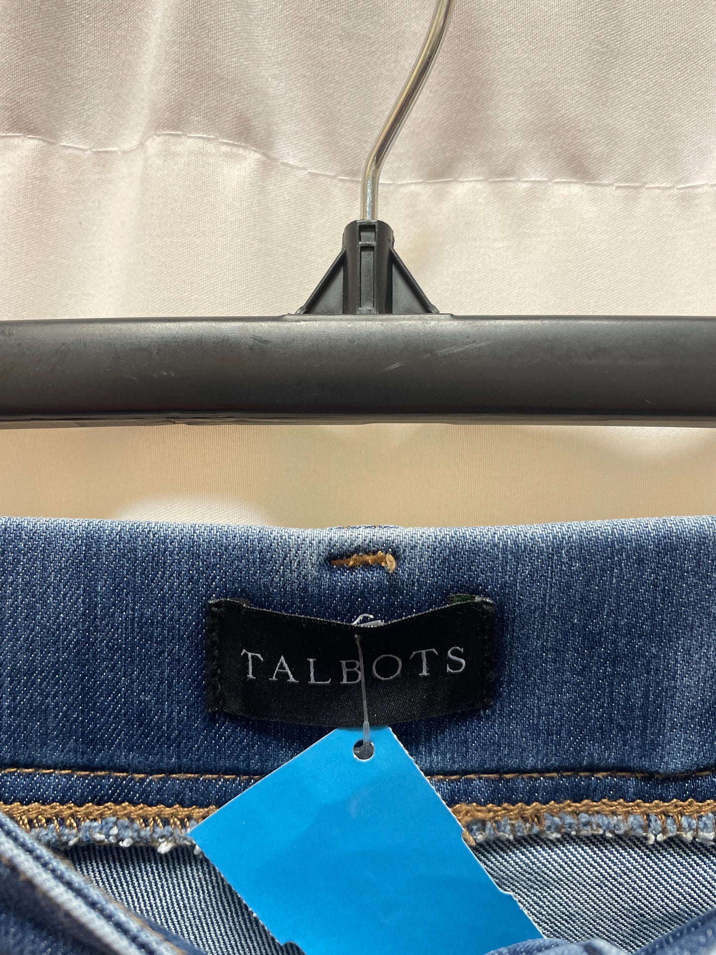 Jeans Skinny By Talbots In Blue Denim, Size: 6
