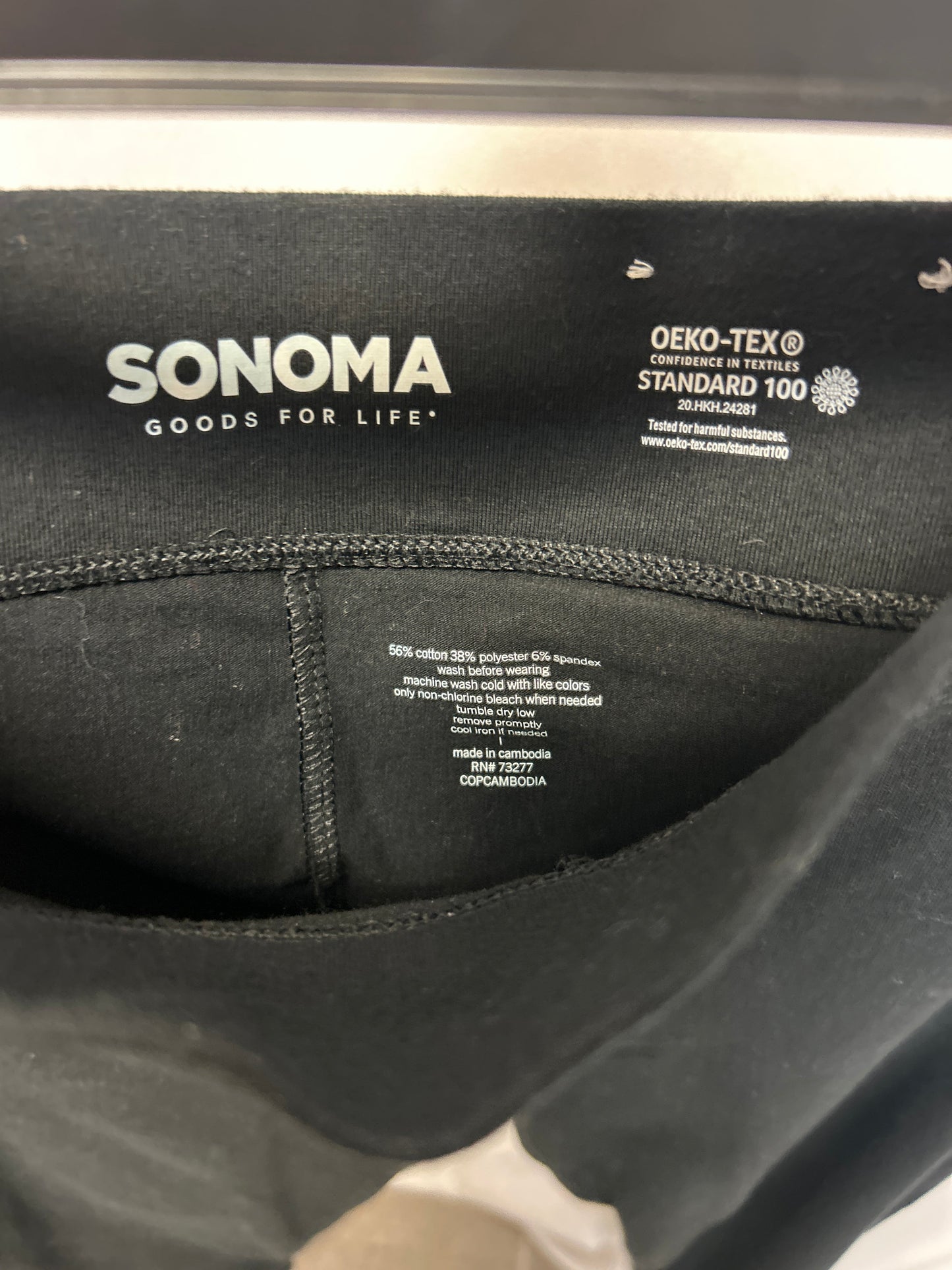 Pants Leggings By Sonoma In Black, Size: L