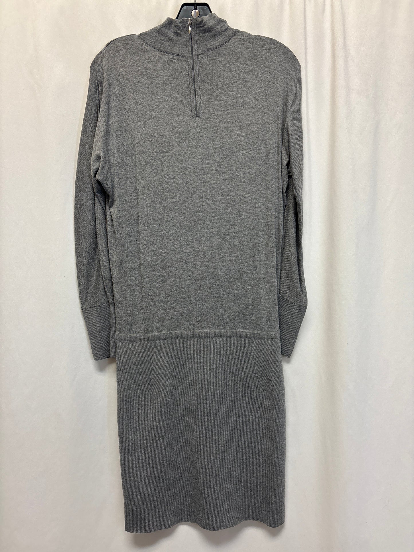 Dress Casual Midi By White House Black Market In Grey, Size: S