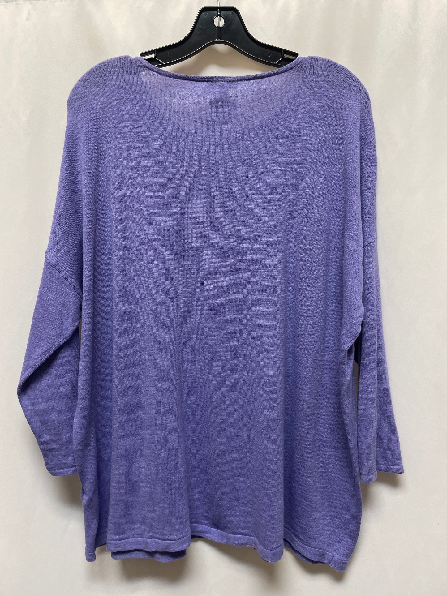 Top Long Sleeve By J. Jill In Purple, Size: Xl