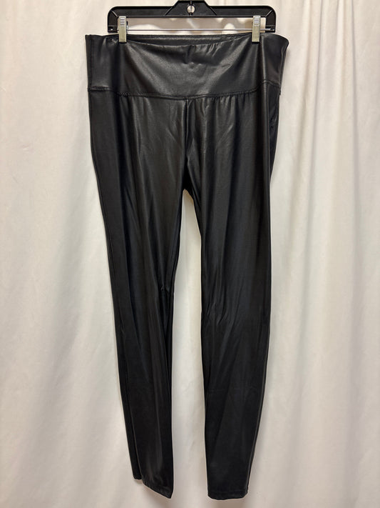 Pants Leggings By Time And Tru In Black, Size: Xxl