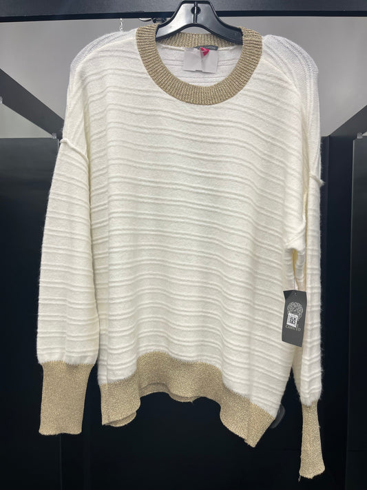 Sweater By Vince Camuto In Cream, Size: S