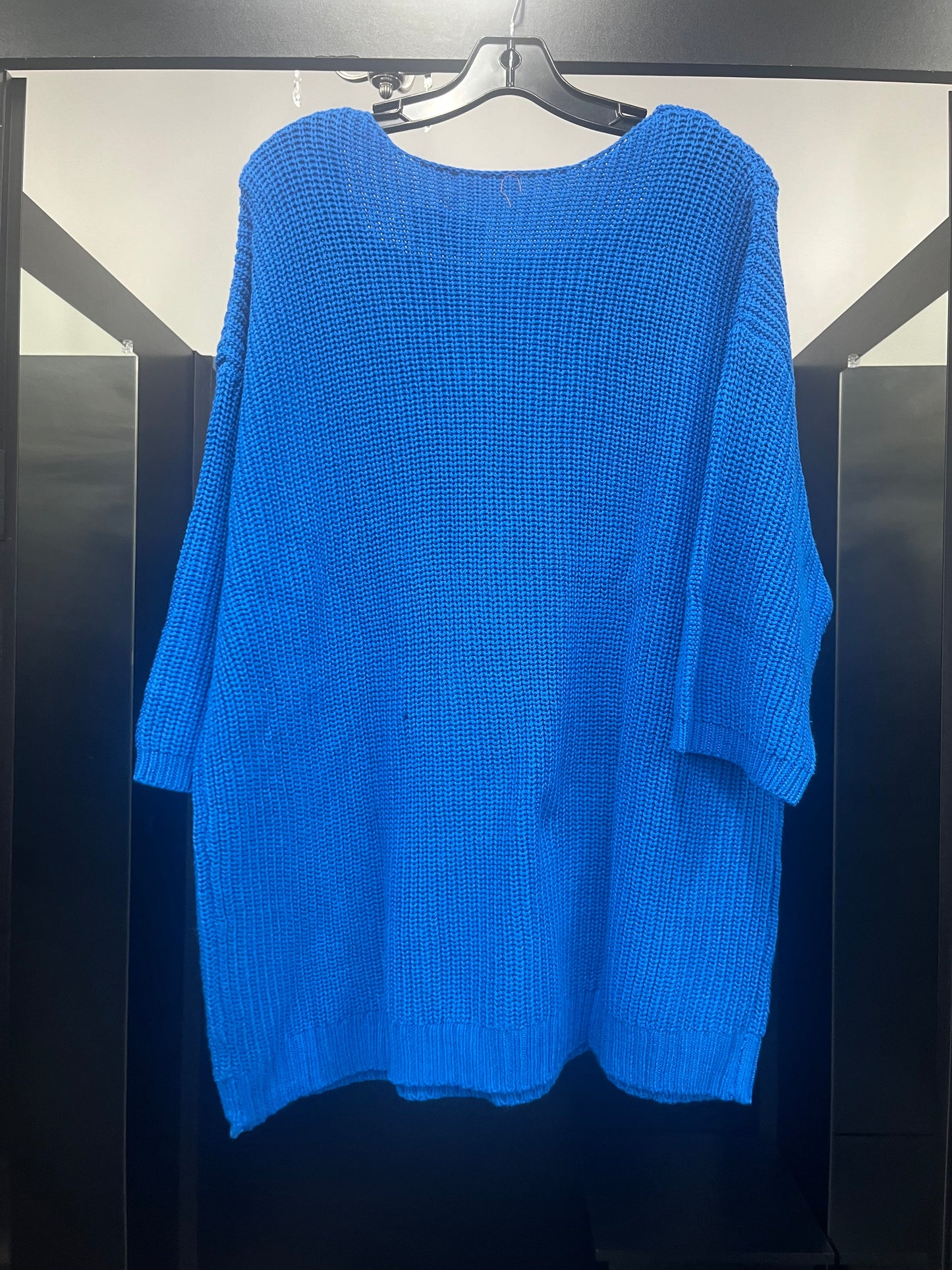 Sweater By Woman Within In Blue, Size: 1x