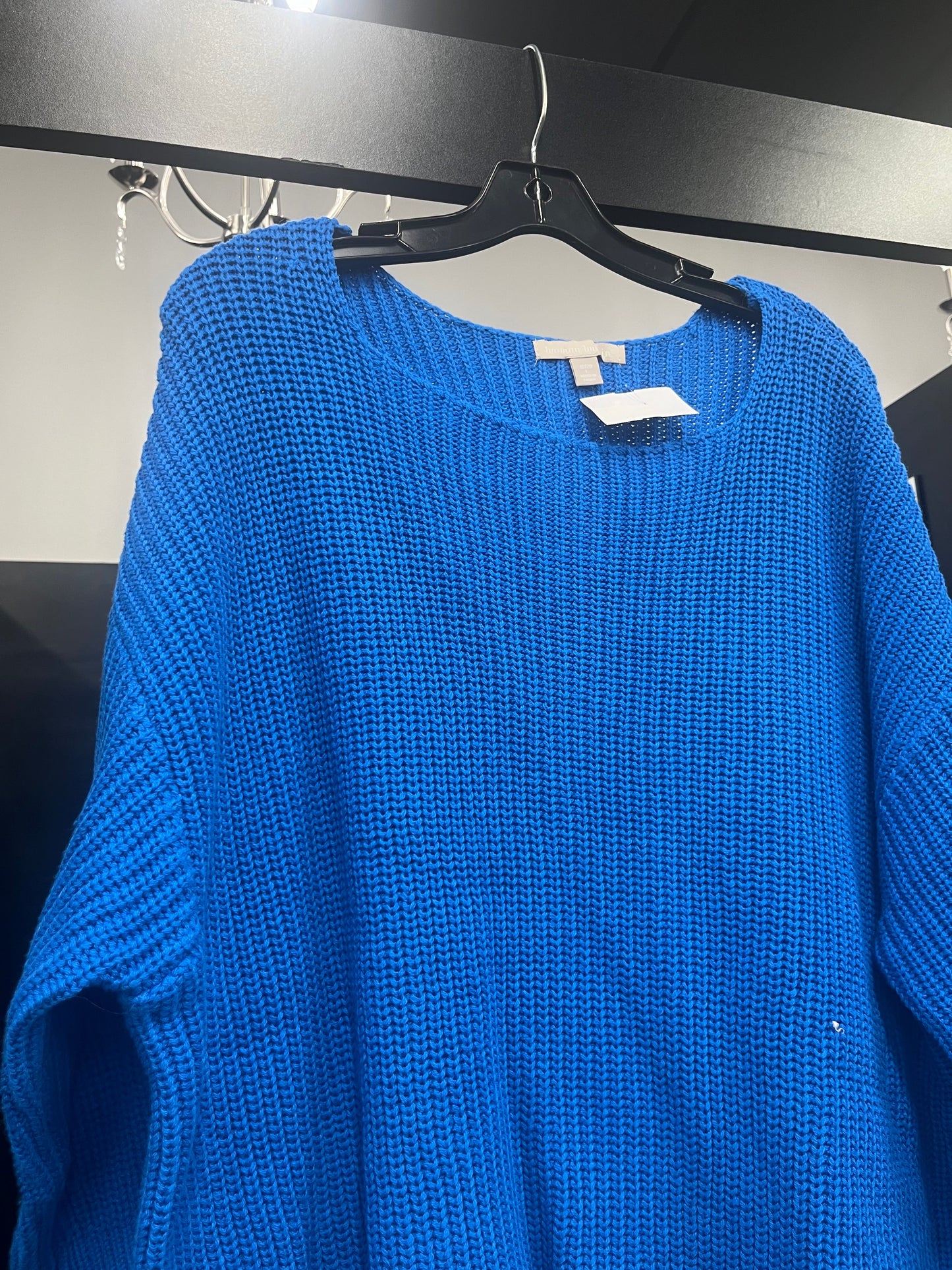 Sweater By Woman Within In Blue, Size: 1x