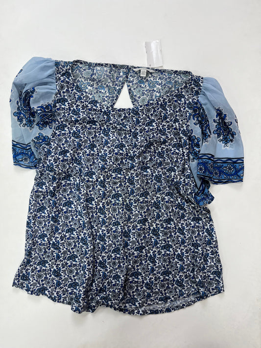 Blouse Short Sleeve By Lucky Brand  Size: L