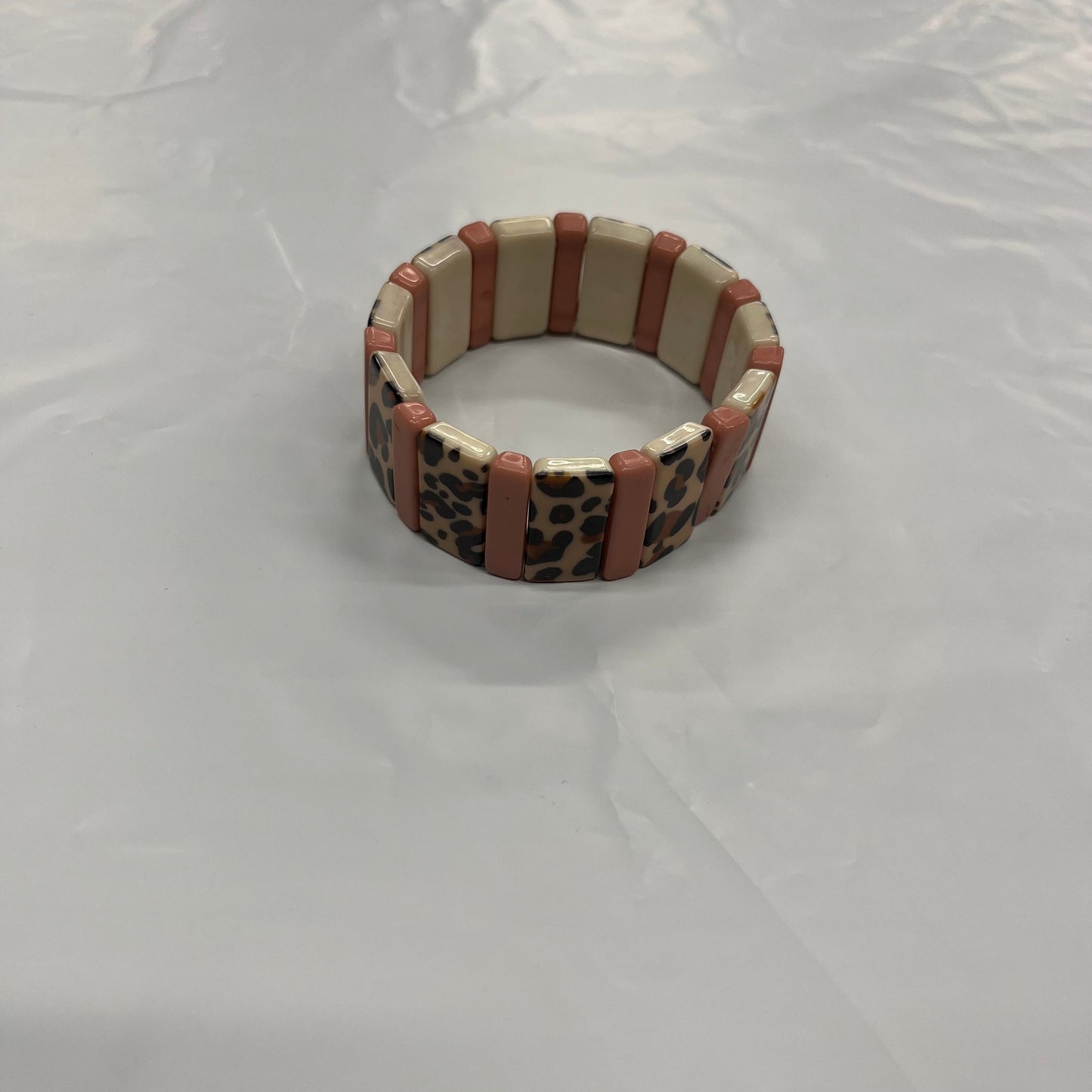 Bracelet Bangle By Clothes Mentor Acrylic Tile Stretch Bracelet