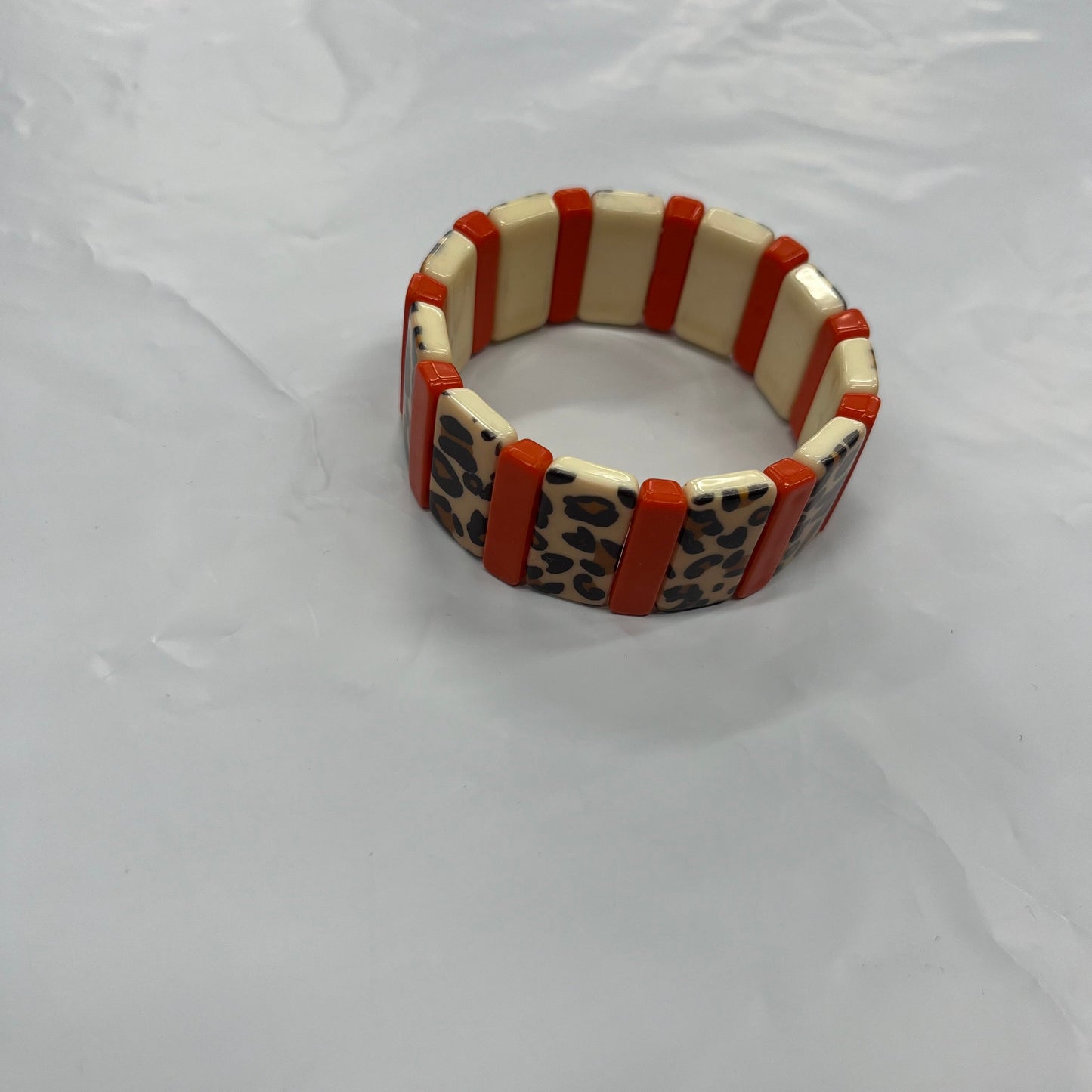 Bracelet Bangle By Clothes Mentor Acrylic Tile Stretch Bracelet