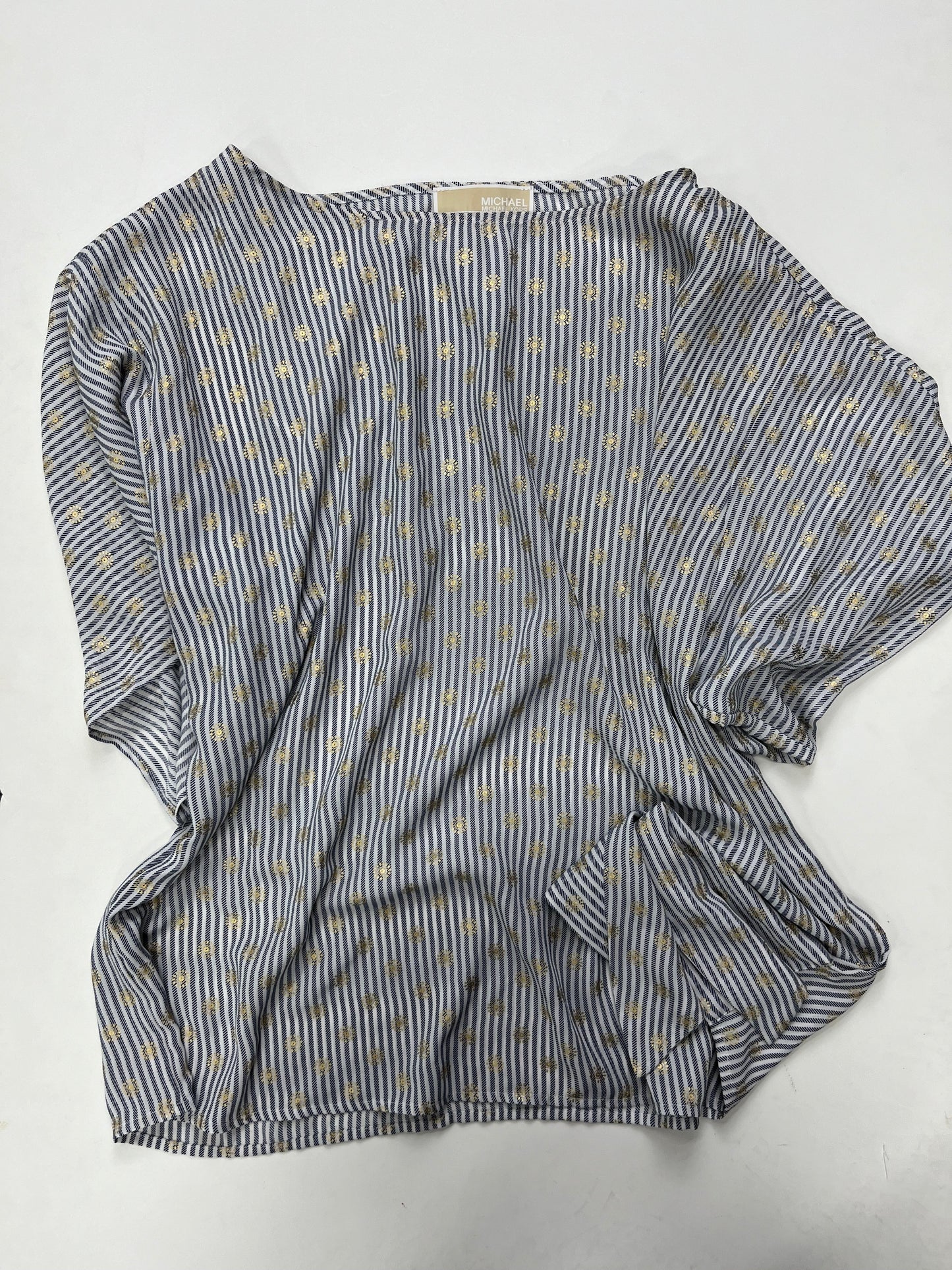 Blouse Short Sleeve By Michael Kors  Size: L