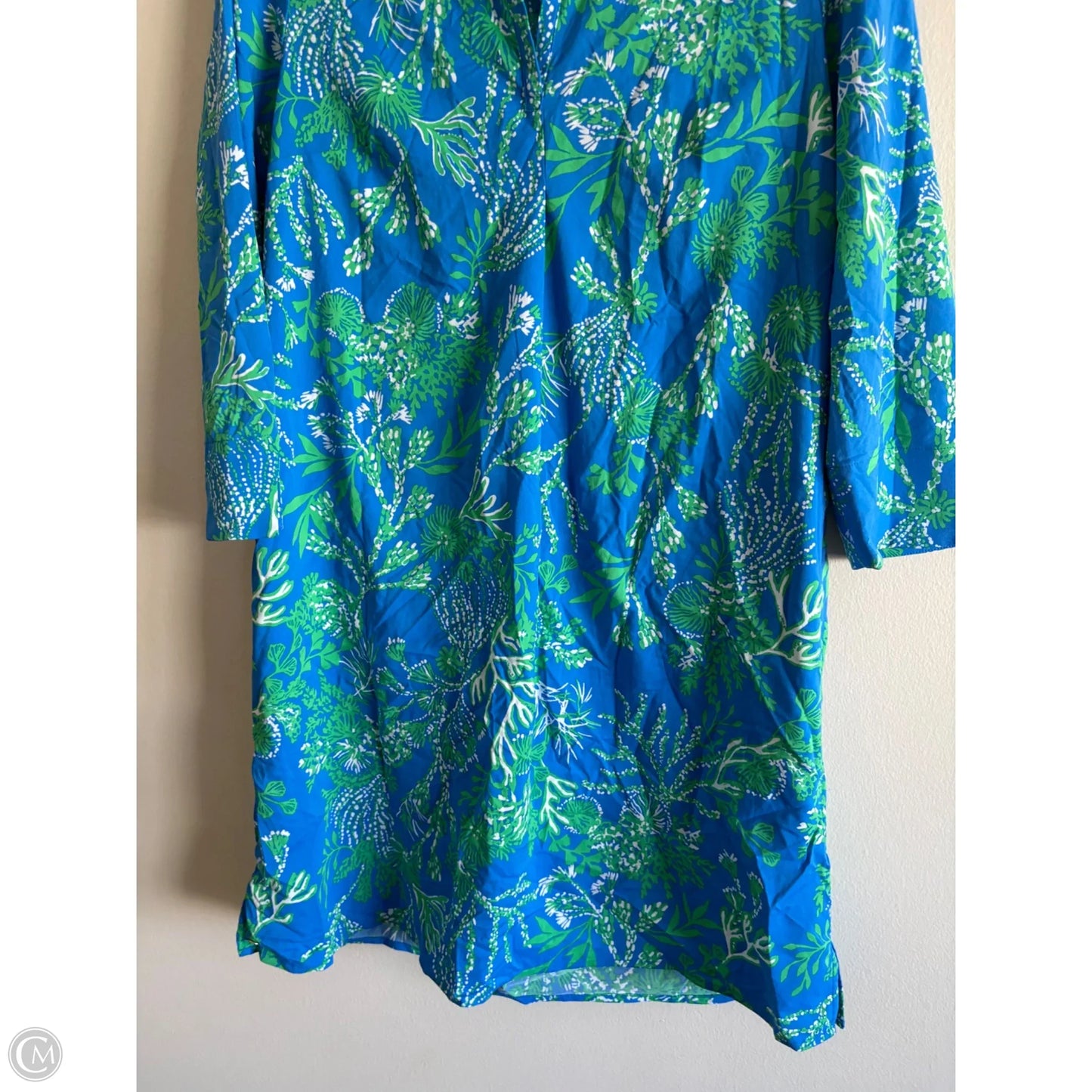 Dress Work By Lilly Pulitzer In Blue Green, Size: S