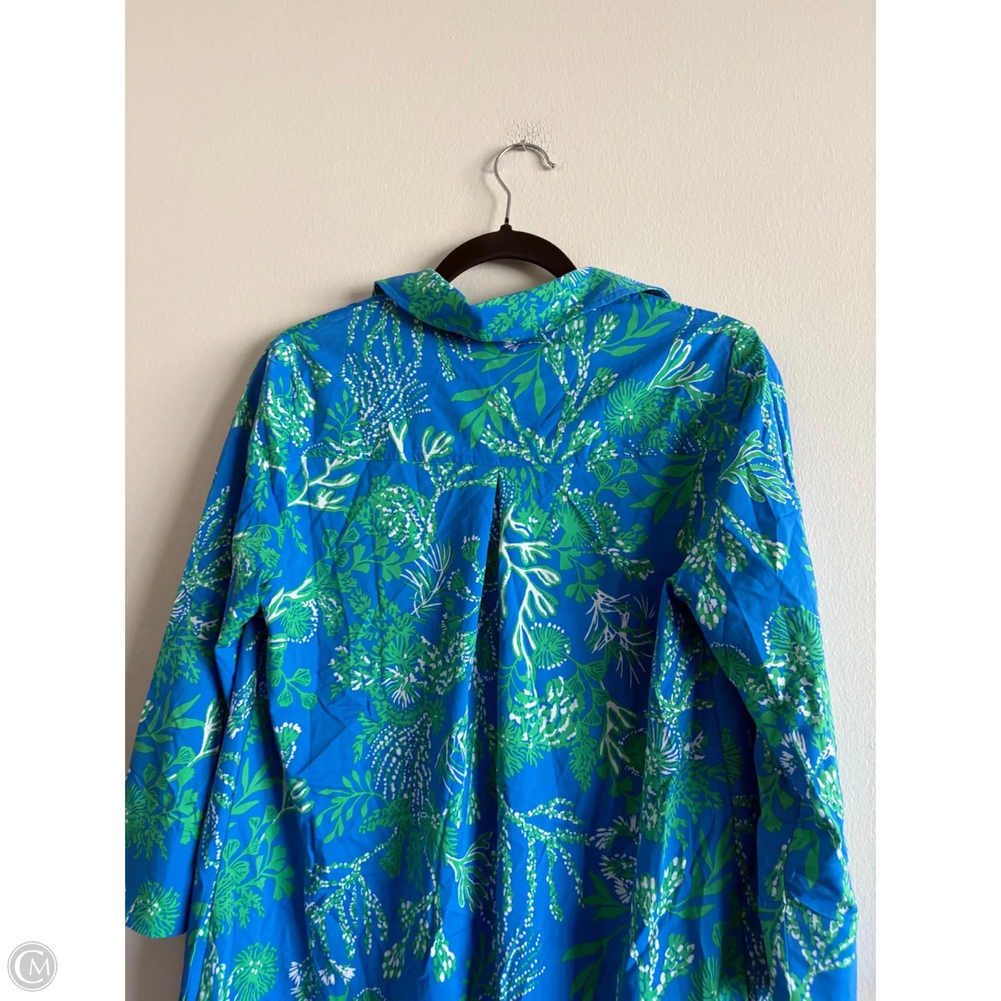 Dress Work By Lilly Pulitzer In Blue Green, Size: S