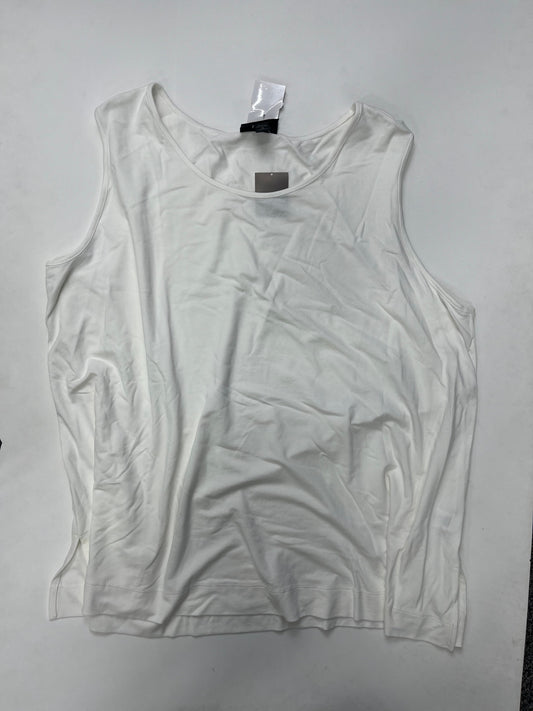 White Blouse Sleeveless J Jill, Size 1x