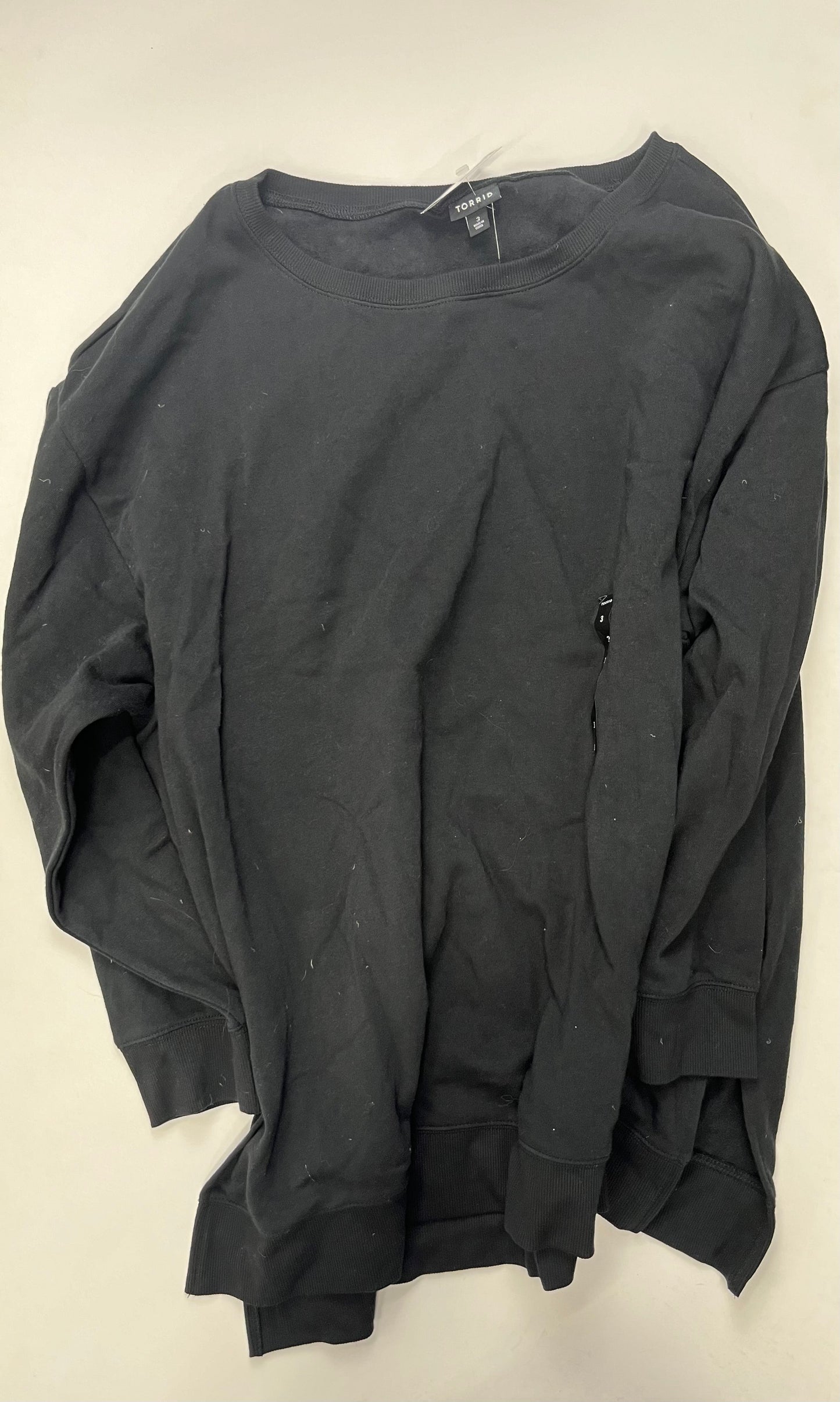 Black Sweatshirt Crewneck Torrid NWT, Size 3x