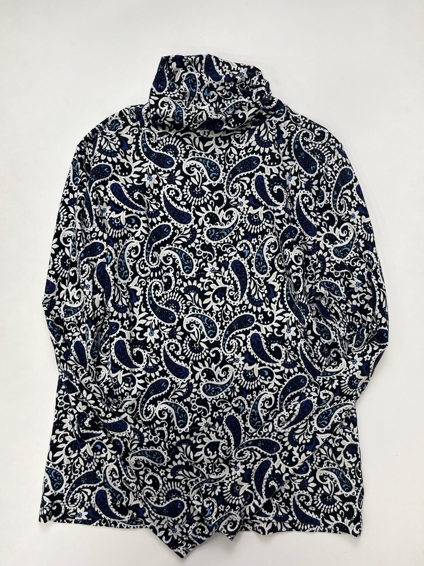 Paisley Top Long Sleeve Loft, Size L