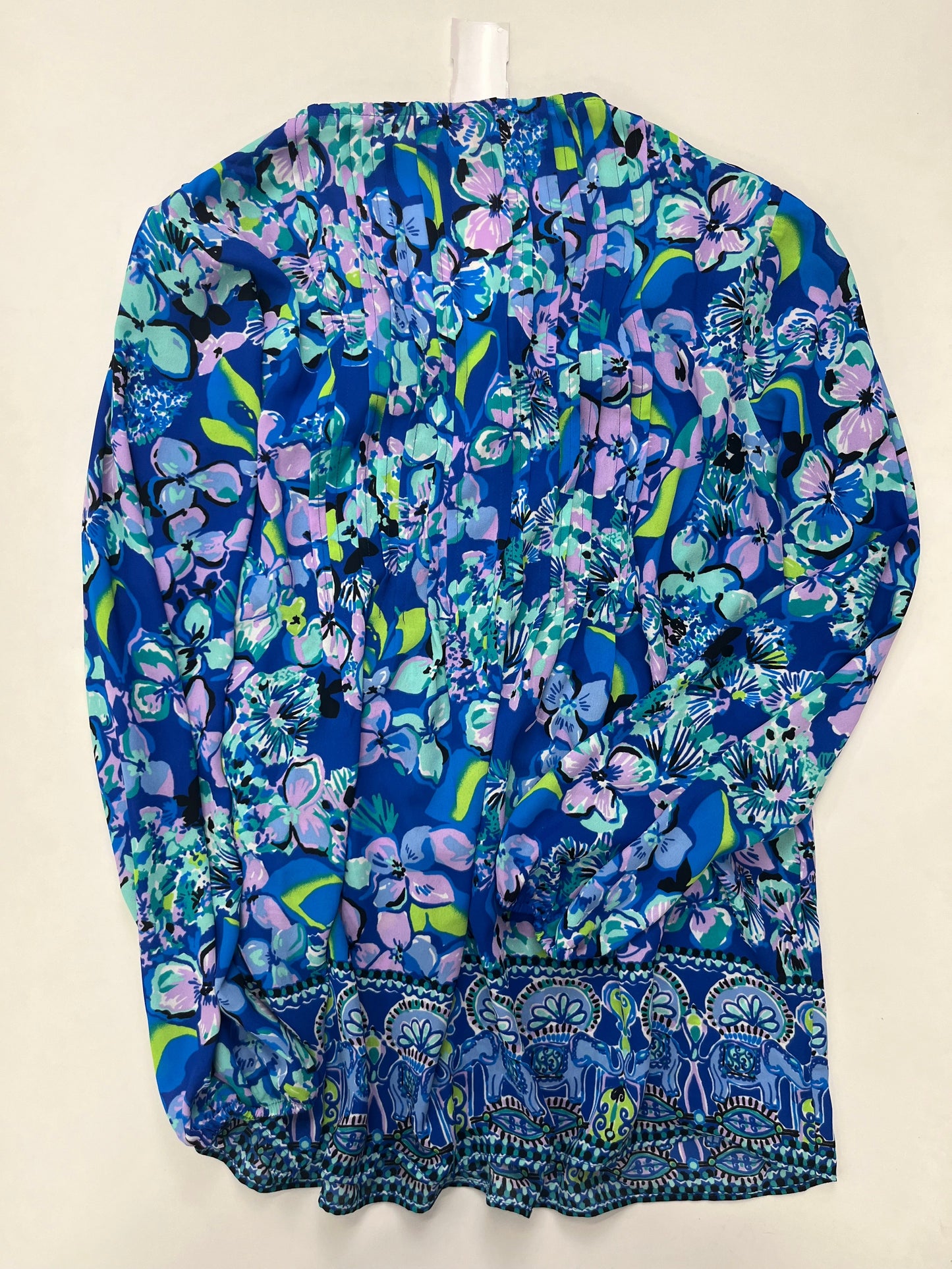 Multi-colored Blouse Long Sleeve Lilly Pulitzer, Size Xs