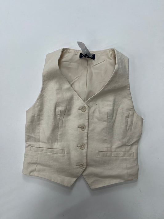 Cream Vest Other Express, Size Xs