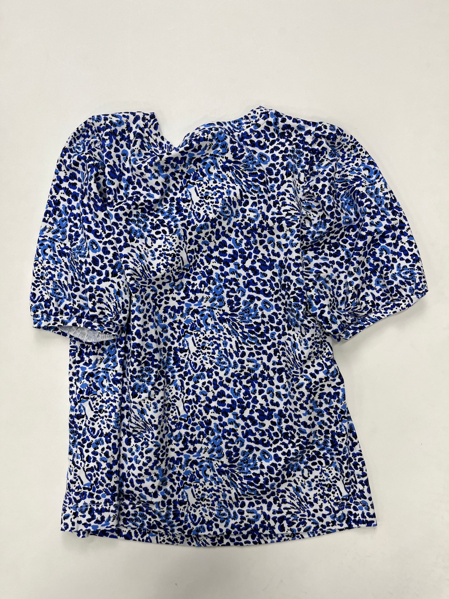 Blue Top Short Sleeve Lilly Pulitzer, Size S