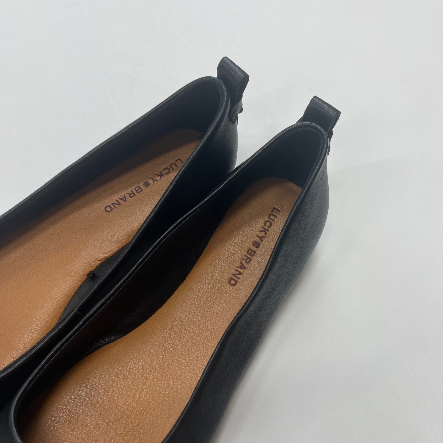 Black Shoes Flats Ballet Lucky Brand, Size 8