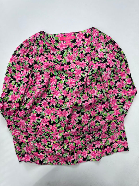 Multi-colored Blouse Long Sleeve Lilly Pulitzer, Size Xs