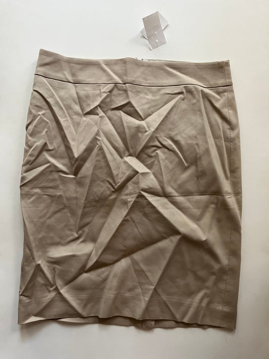 Khaki Skirt Midi J Crew O, Size 10