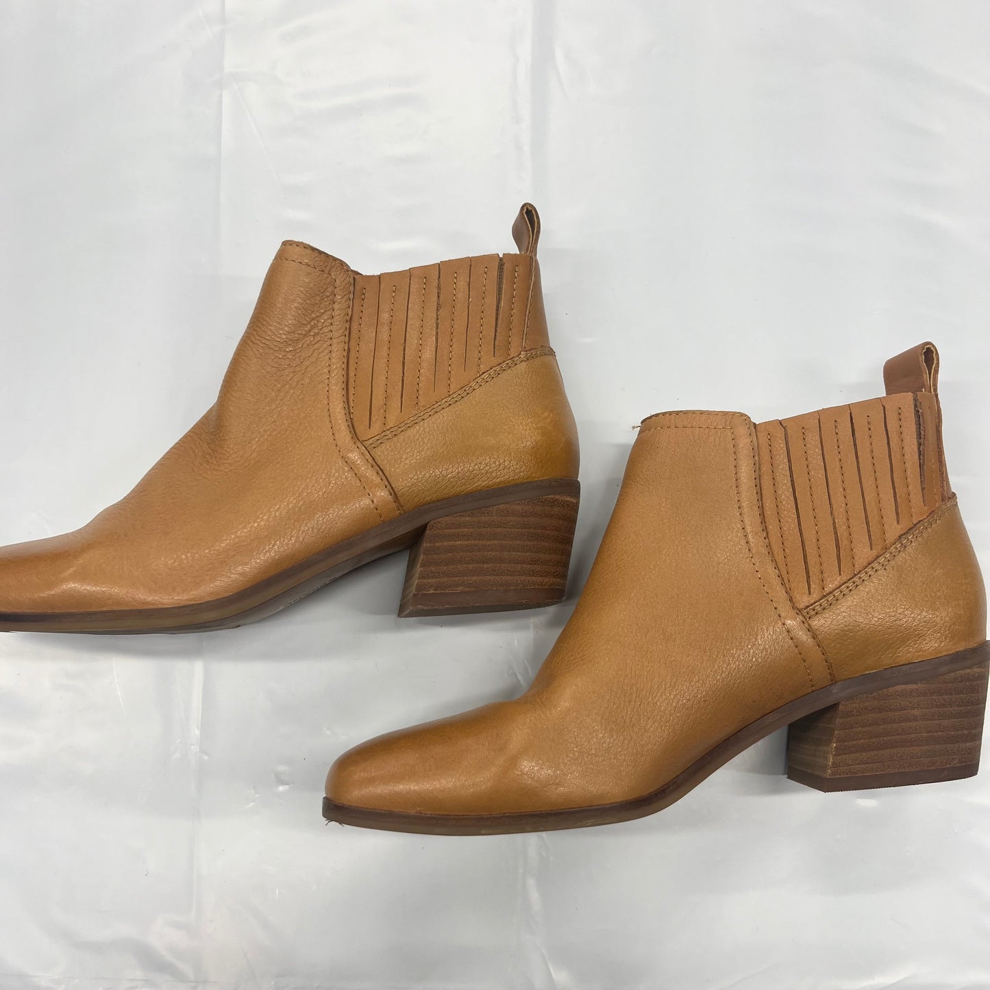 Tan Boots Ankle Heels Lucky Brand, Size 8