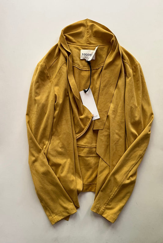 Jacket Moto By Vigoss In Mustard, Size: Xs