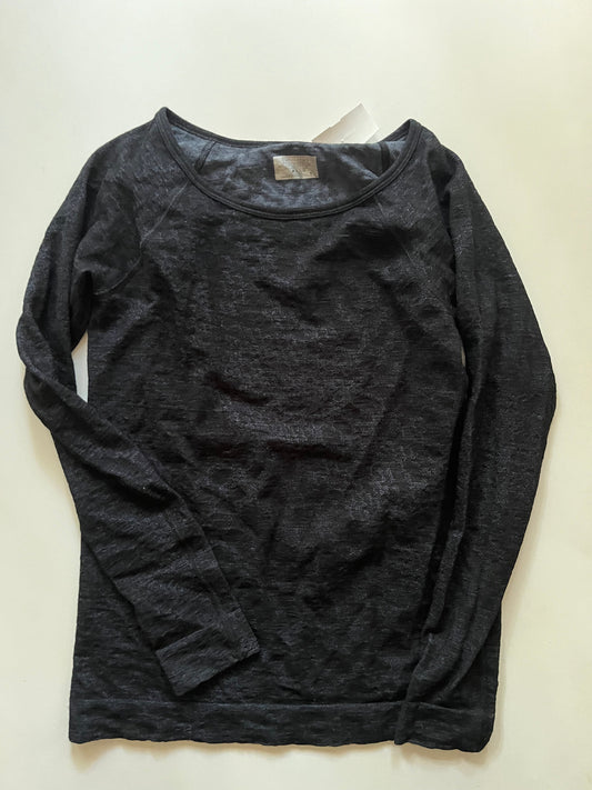 Athletic Top Long Sleeve Crewneck By Athleta In Black, Size: S