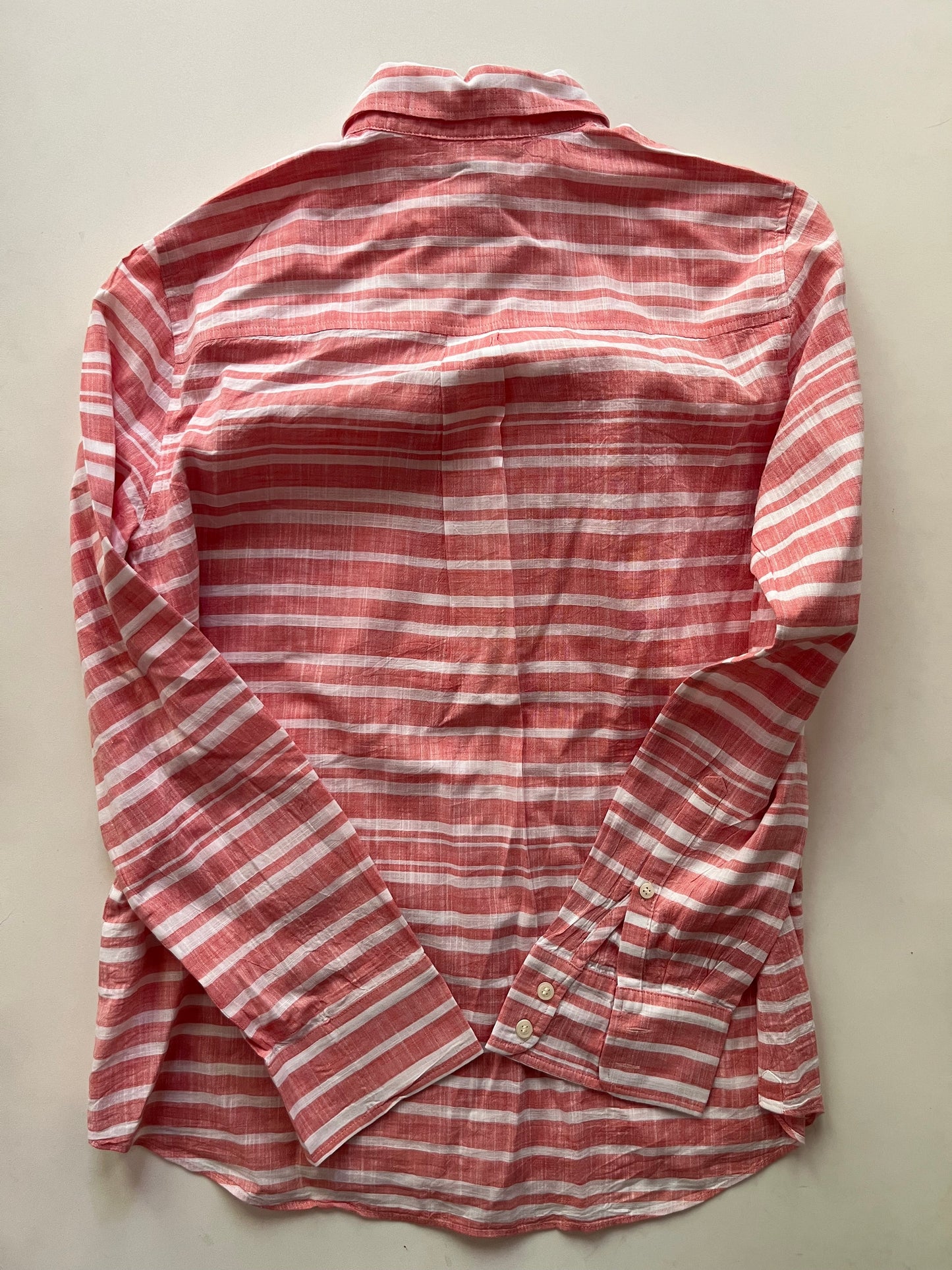 Top Long Sleeve By J Crew O In Striped, Size: S