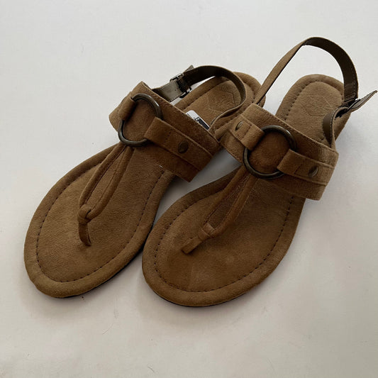 Sandals Flats By True Craft In Brown, Size: 9.5
