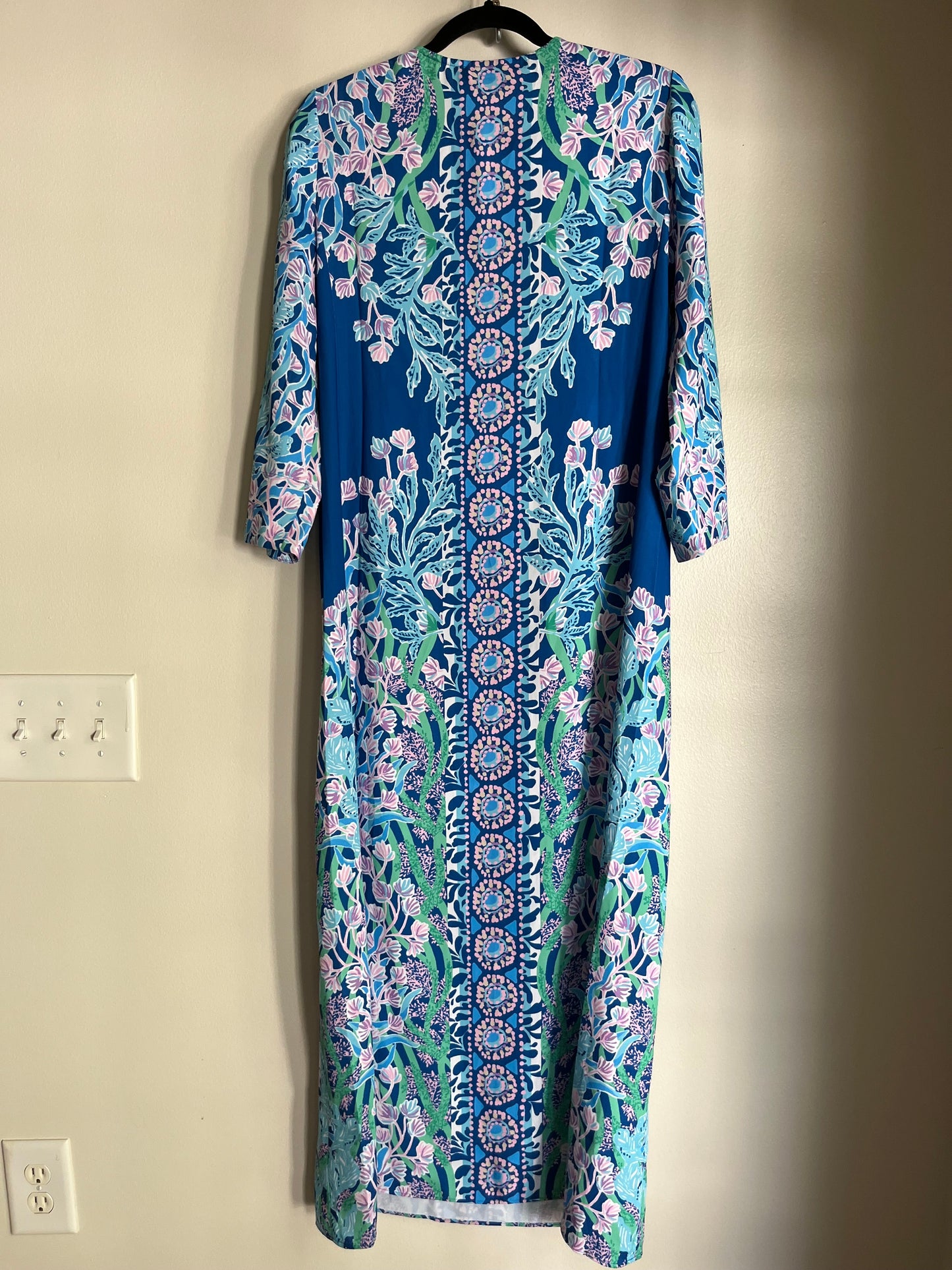 Dress Casual Maxi By Lilly Pulitzer In Blue, Size: Xs