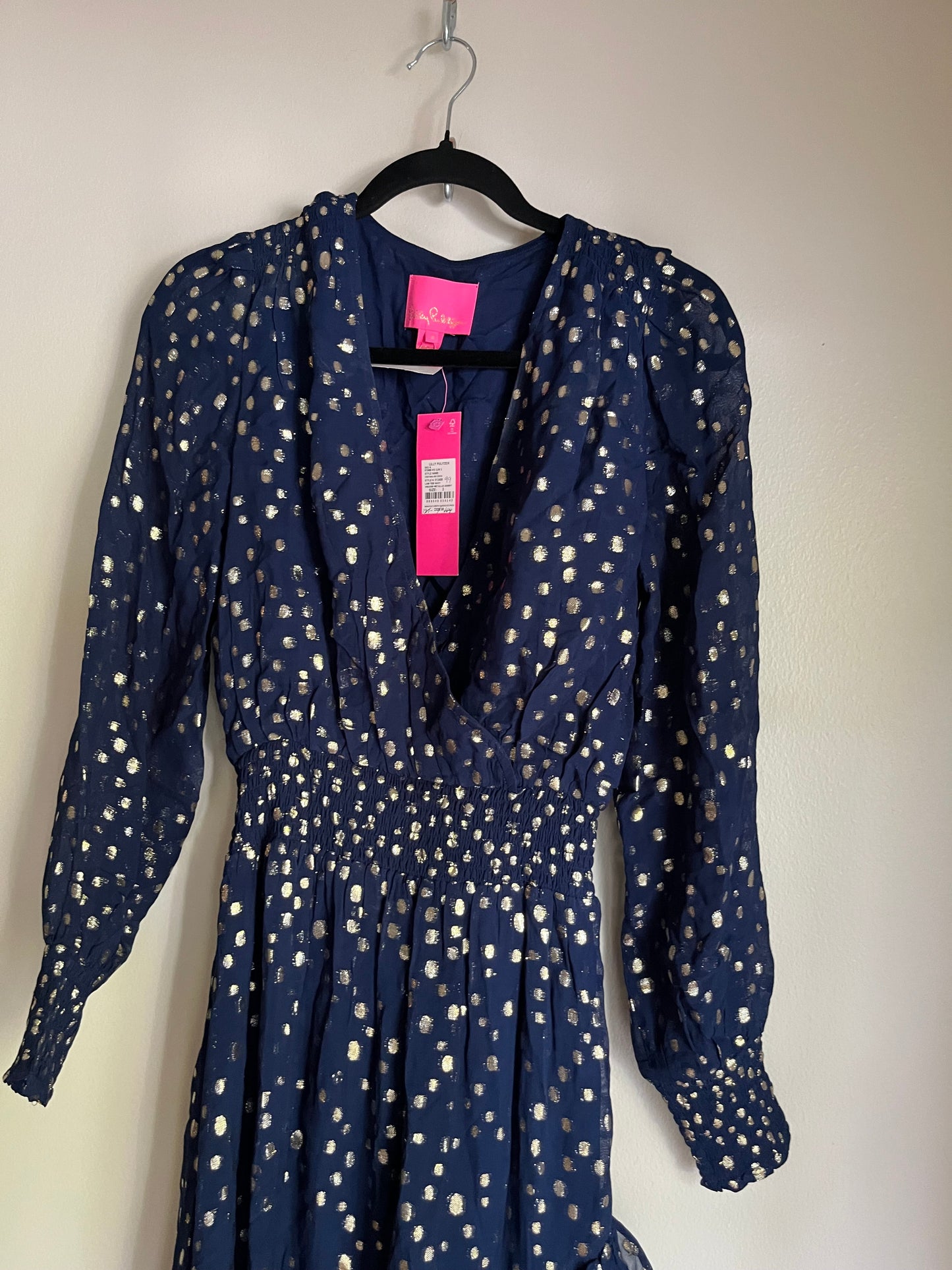 Dress Casual Maxi By Lilly Pulitzer In Navy, Size: Xs