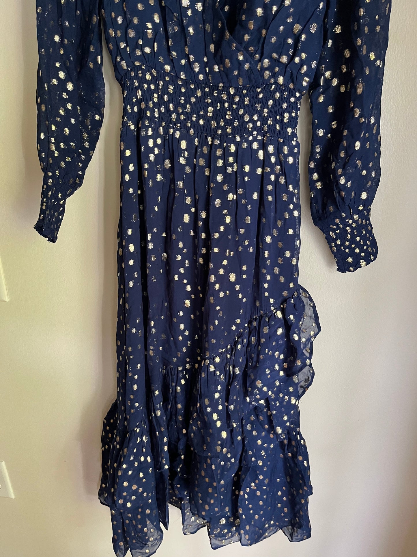 Dress Casual Maxi By Lilly Pulitzer In Navy, Size: Xs