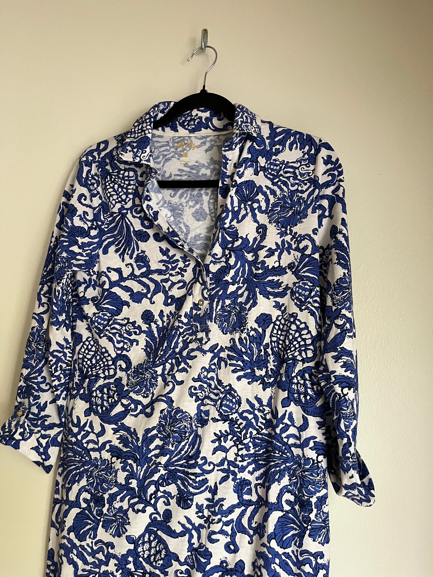 Dress Work By Lilly Pulitzer In Blue, Size: S