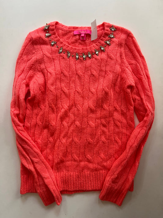 Sweater By Lilly Pulitzer In Coral, Size: Xs