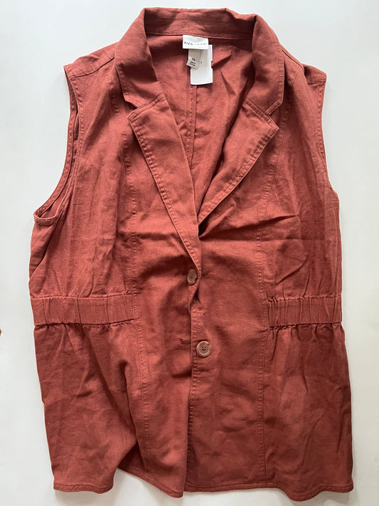 Vest Other By Ava & Viv In Rust, Size: 2x