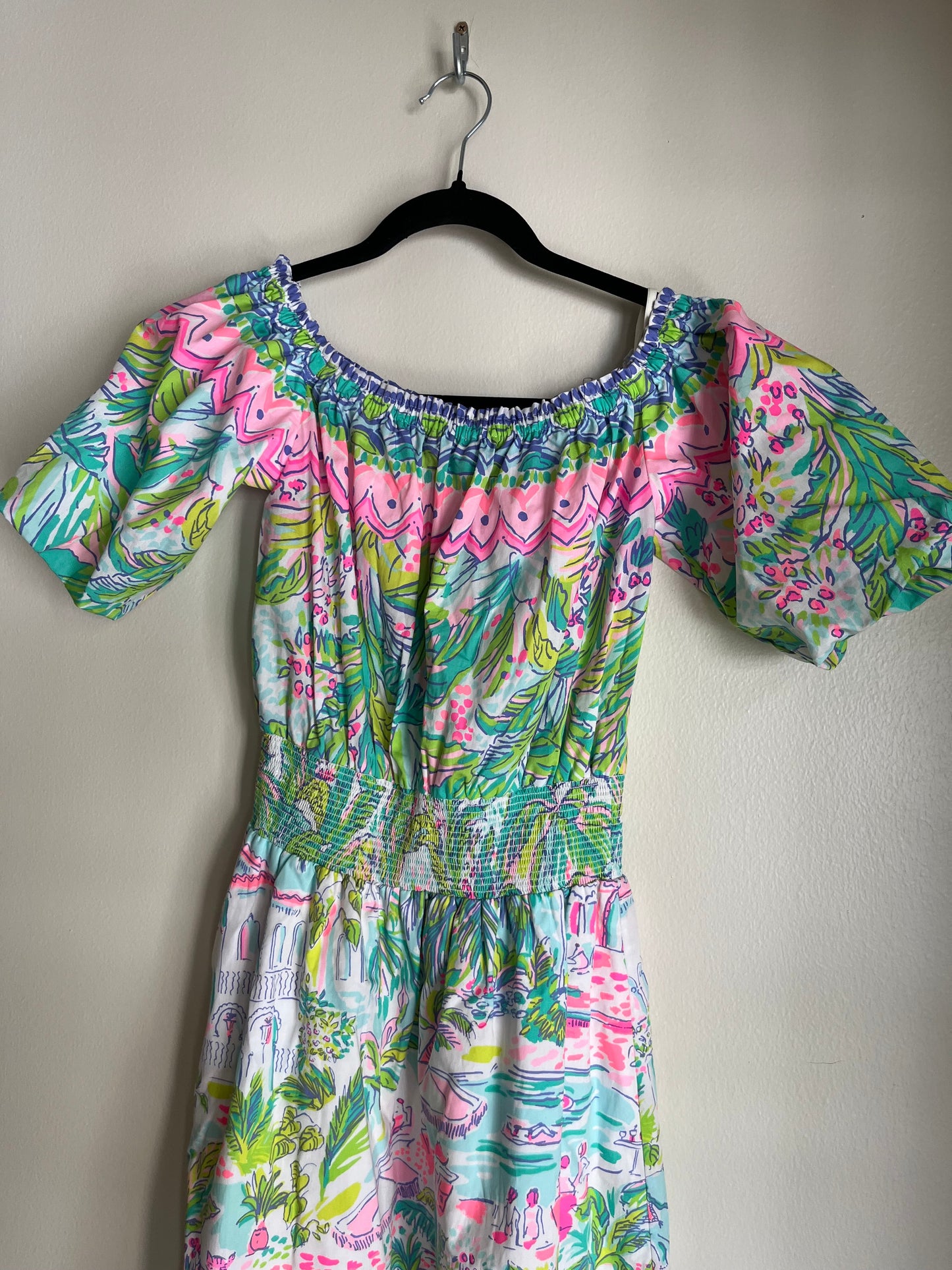 Dress Party Midi By Lilly Pulitzer In Multi-colored, Size: Xs