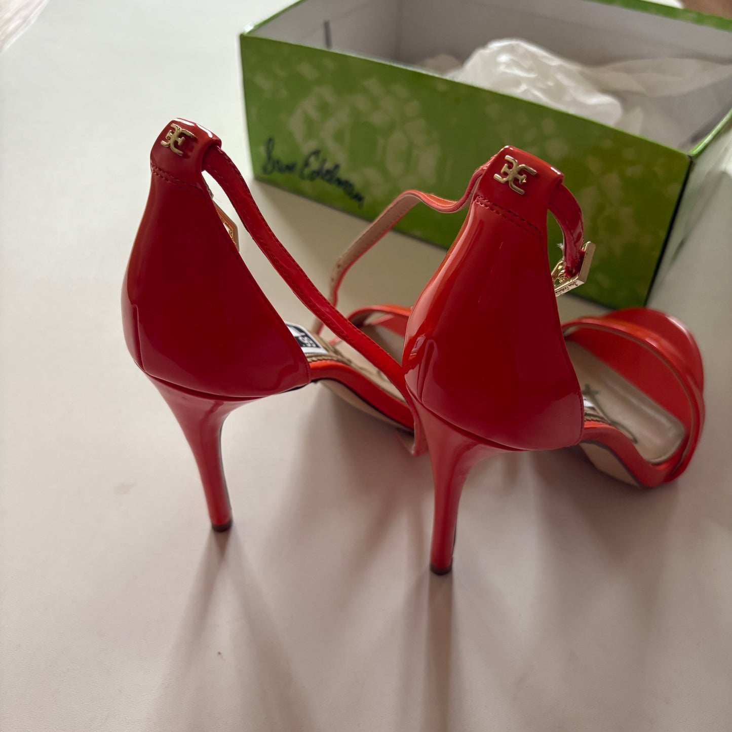 Shoes Heels Stiletto By Sam Edelman In Orange, Size: 7.5