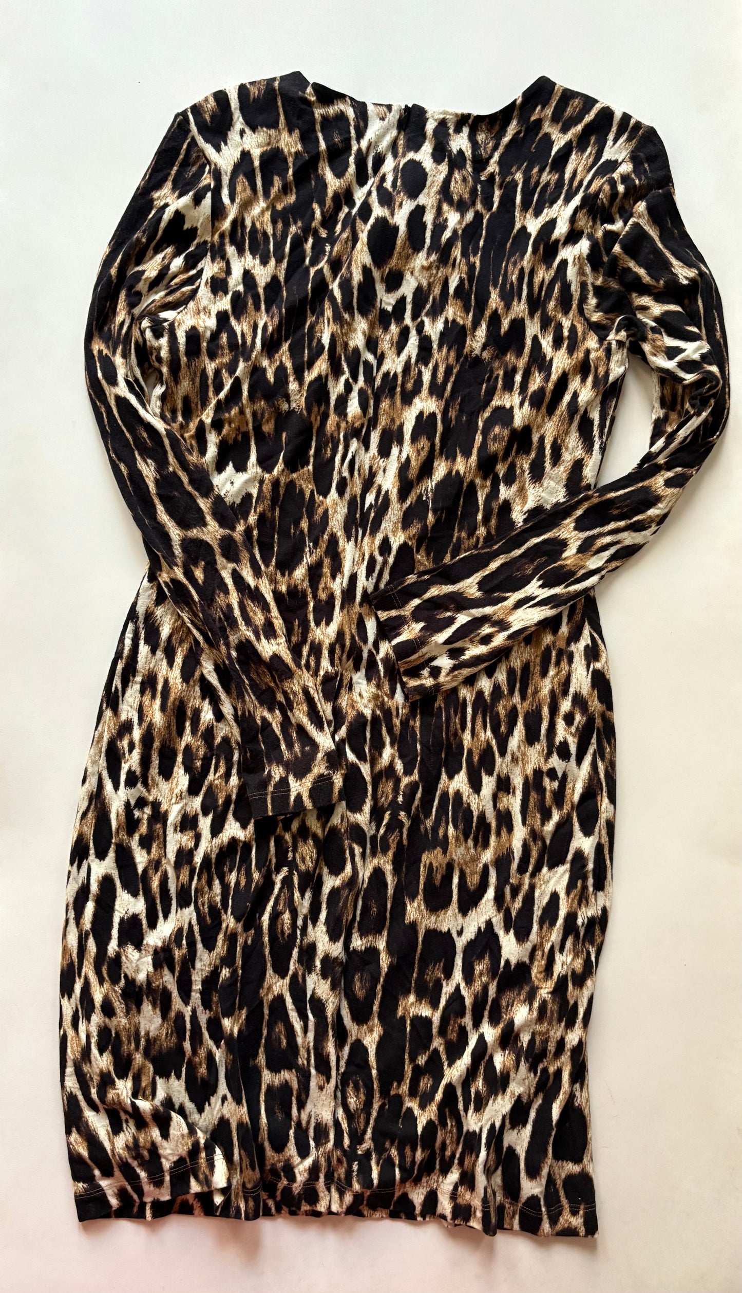 Dress Casual Midi By Karen Kane In Animal Print, Size: L