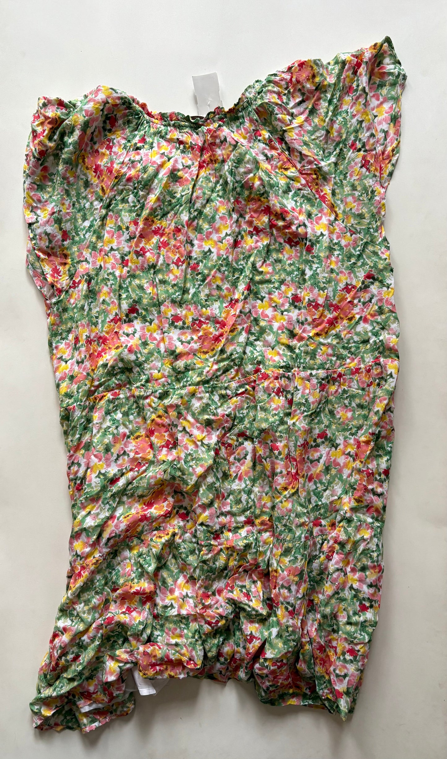 Dress Casual Midi By Loft In Floral Print, Size: L