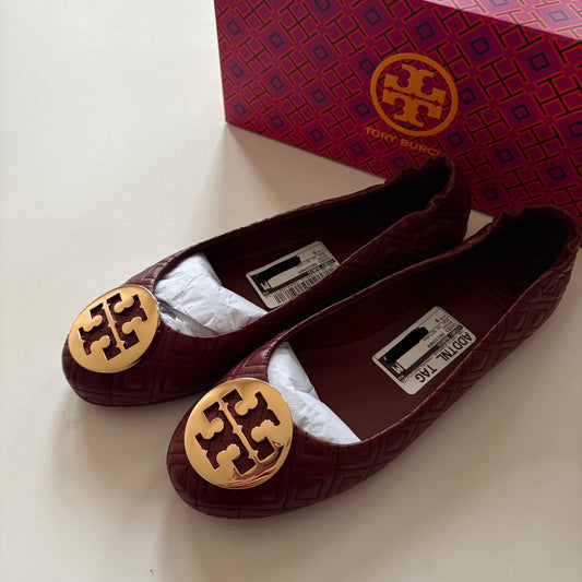 Shoes Designer By Tory Burch In Brown, Size: 9