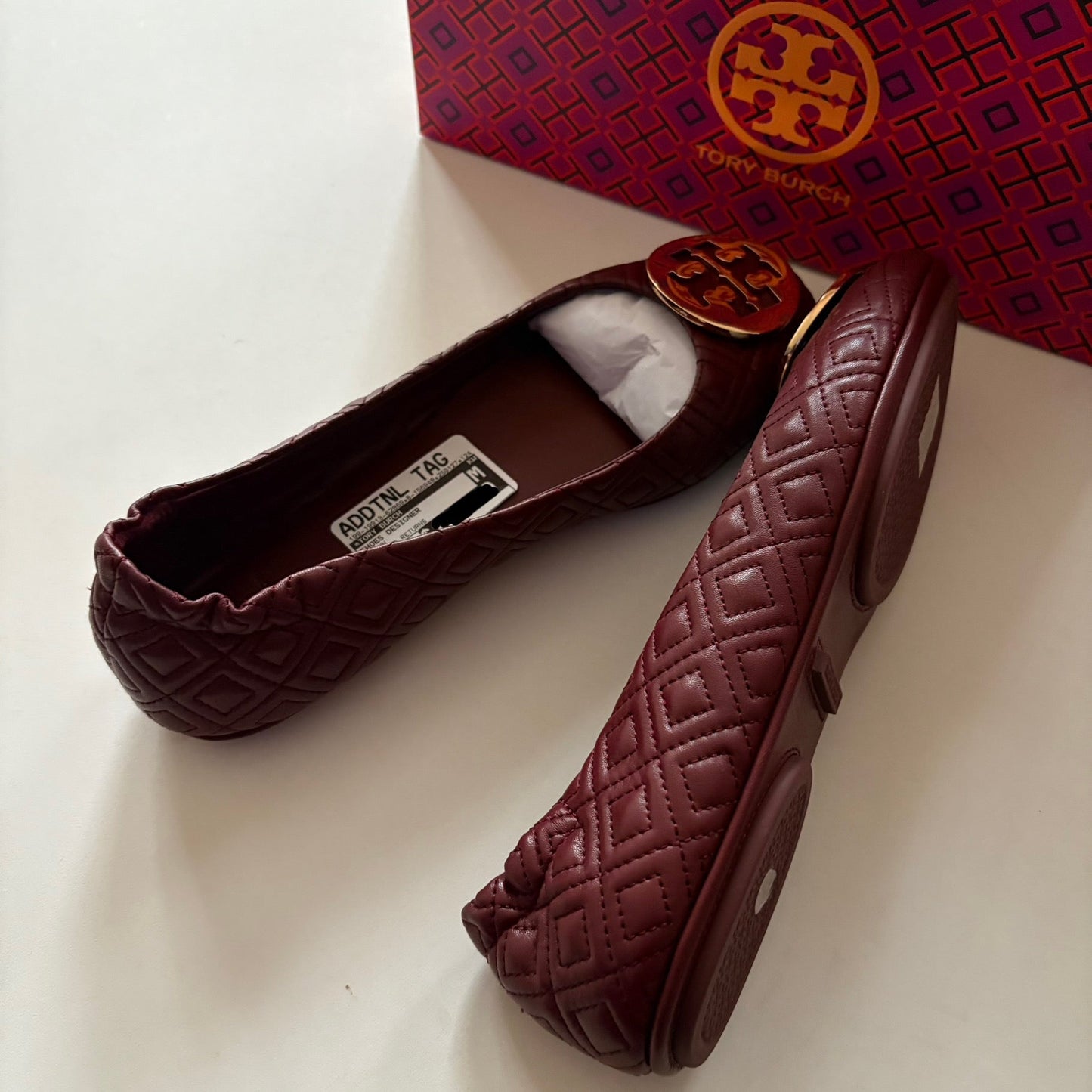 Shoes Designer By Tory Burch In Brown, Size: 9